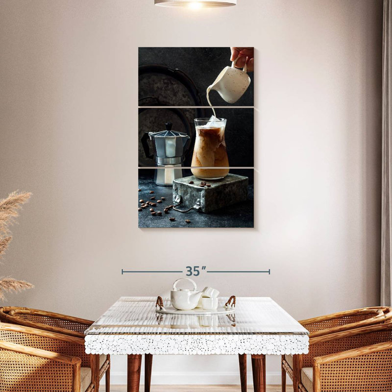 Yarlin Iced Coffee, 45" H x 28" W