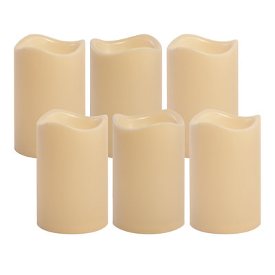 Battery Operated LED Pillar Candles