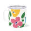 Stainless Steel Coffee Mug, Painterly Bouquet