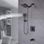 Système de douche complet avec valve brute