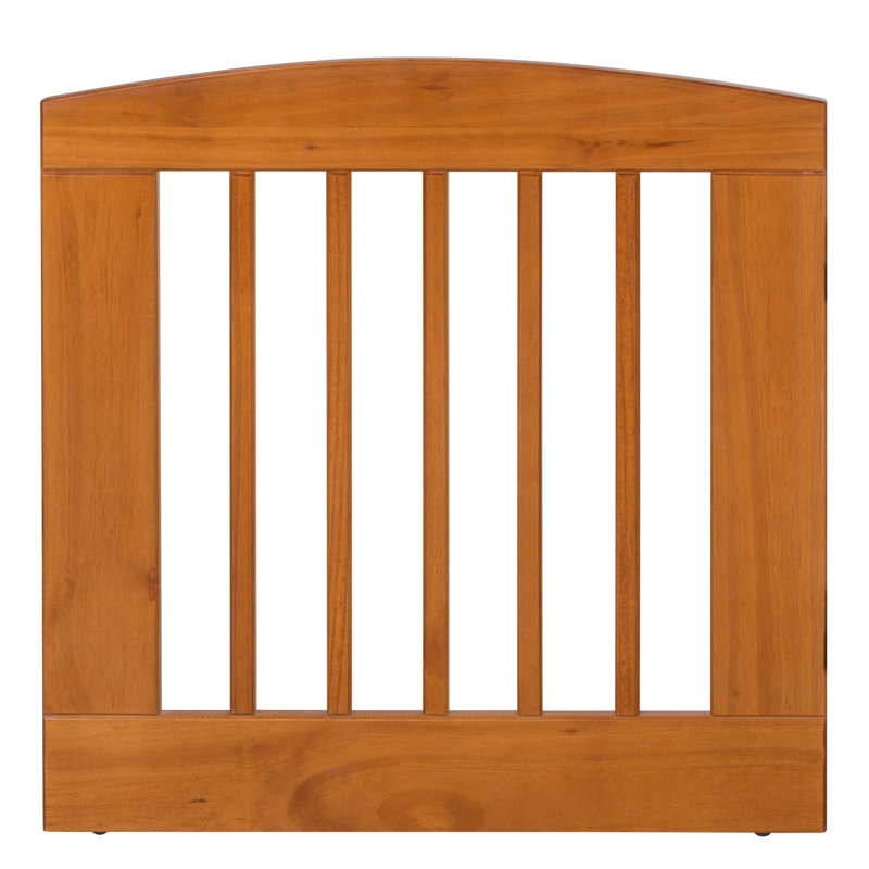 Barrière pour animaux Daniella, Moyen (H 24 po x l 24 po x L 0,75 po), Châtaignier