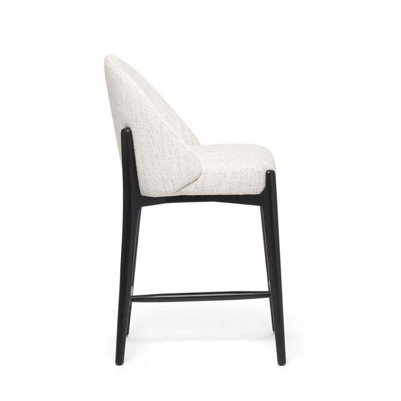 Oakley Counter Stool, Beach Heather, Matte Black