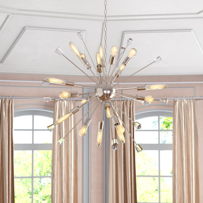 Lustre sphérique spoutnik 24 lumières Kuehl