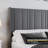 Upholstered Bed with Vertical Channel Tufted Headboard & 22" Footboard-1126335011-1126335010
