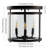 Domonigue Glass Flush Mount