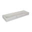 Plateau en marbre Joyelle - 12,5 x 4 po - blanc