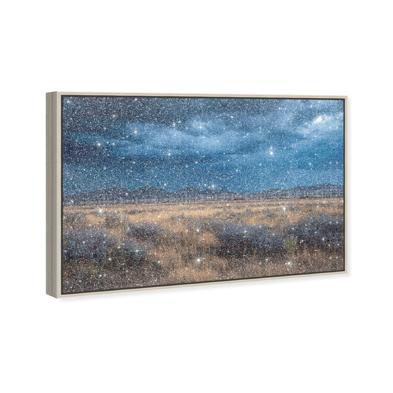 Dark Sky I Print by Oliver Gal, 11" H x 16" W, Silver Floater Frame