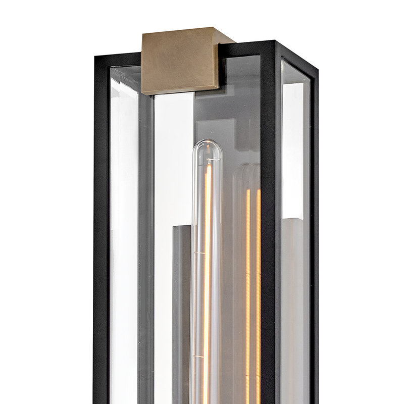 Hinkley Bergen Medium Wall Mount Lantern, 22" H x 7.5" W x 7.25" D