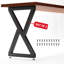 Aadirath Analah Zig Zac Black Metal Dining Table Legs