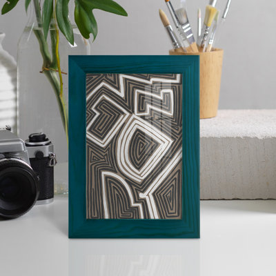 Fynnegan Abstract Maze III, encadré sur papier
