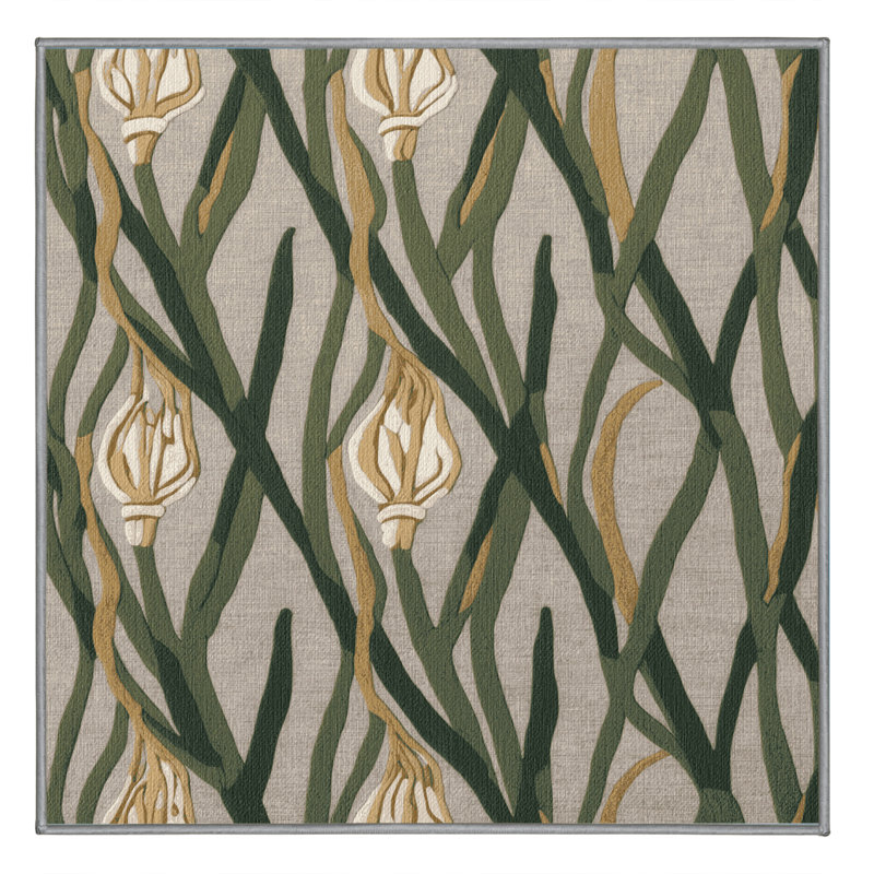 Tapis lavable lavable, Carré 4 pi