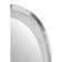 Oval Lighted Metal Framed Wall Mounted Bathroom Mirror