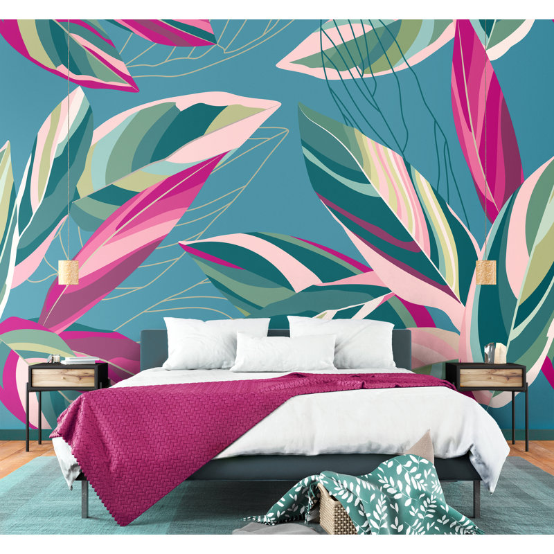 Auberta Mural,  280cm L x 350cm W , Blue