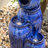 3 Tier Embossed Pattern Ceramic Pots Fountain with Light-243605824-177377052