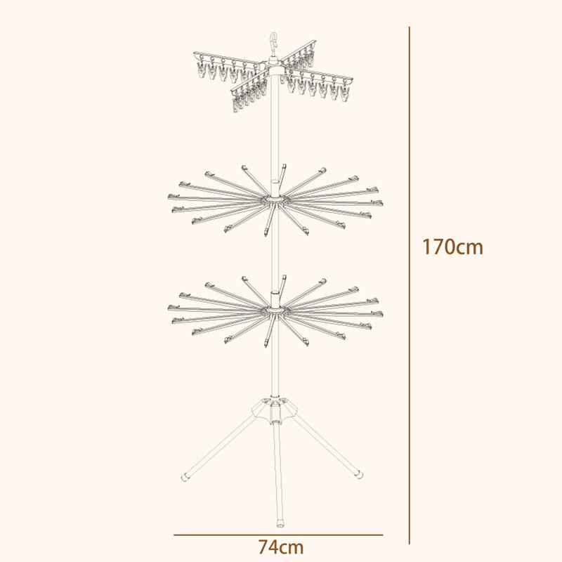 74cm Clothing Rack