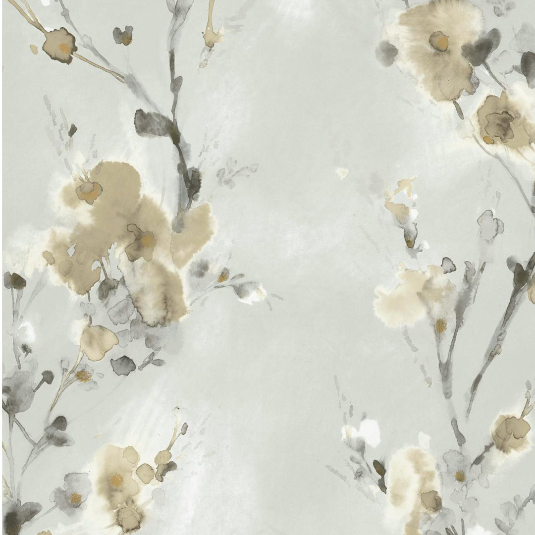 Candice Olson Breathless Floral Double Roll York Wallcoverings 