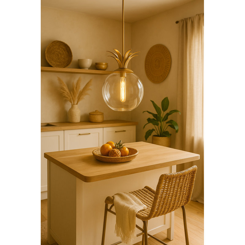 Gazala 1 - Light Pendant, Heritage Brass