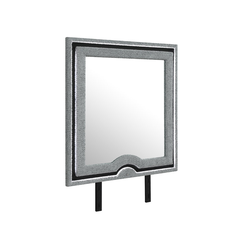 Isabella Grey Mirror With Led, Gray