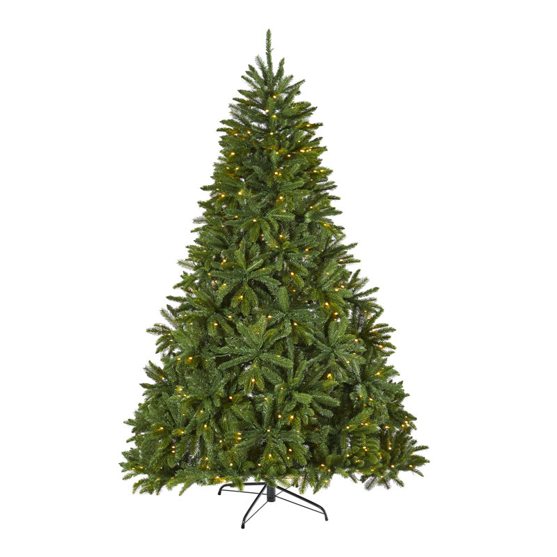 Lighted Artificial Christmas Tree, 84in.