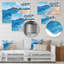 Évasion balnéaire italienne bleu et blanc III - Décoration murale de plage-1190878578-1196928293