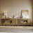 Raelynne 63'' Mid-Century Modern Side Table, Enclosed Cabinets, Sideboard Buffet Table