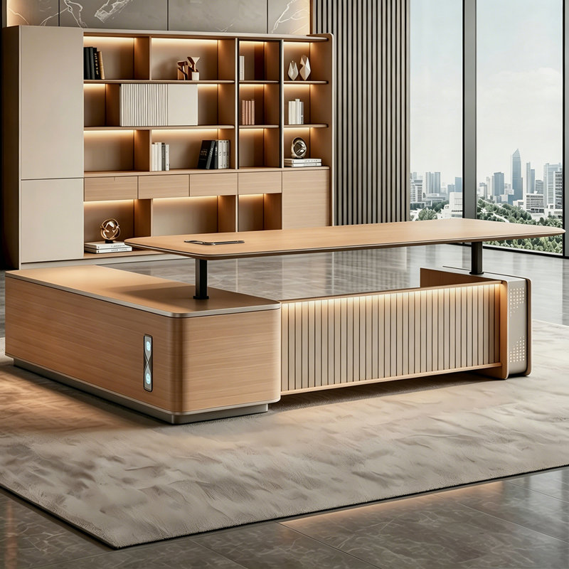 Bureau moderne 86,61 po, H 45,28 po x l 86,61 po x P 70,87 po