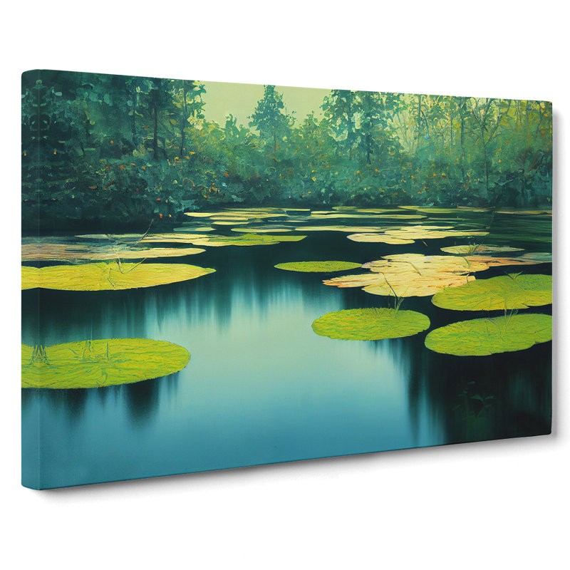 Special Water Lily Pond Vol.5 - Wrapped Canvas Print, 35cm H x 50cm W x 3cm D