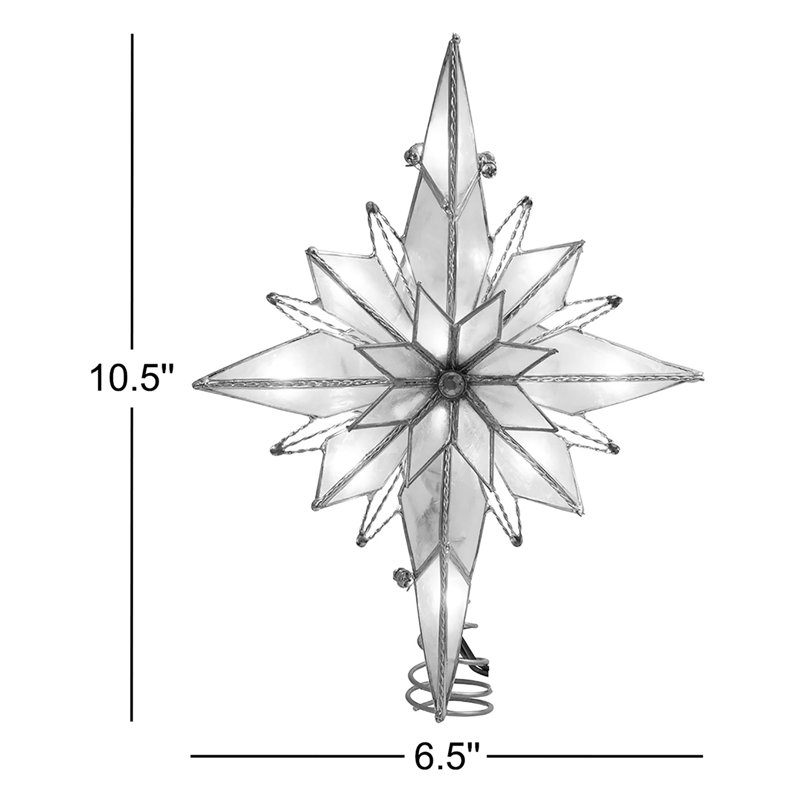 Bethlehem 10.5'' Caps Christmas Lighted Tree Topper