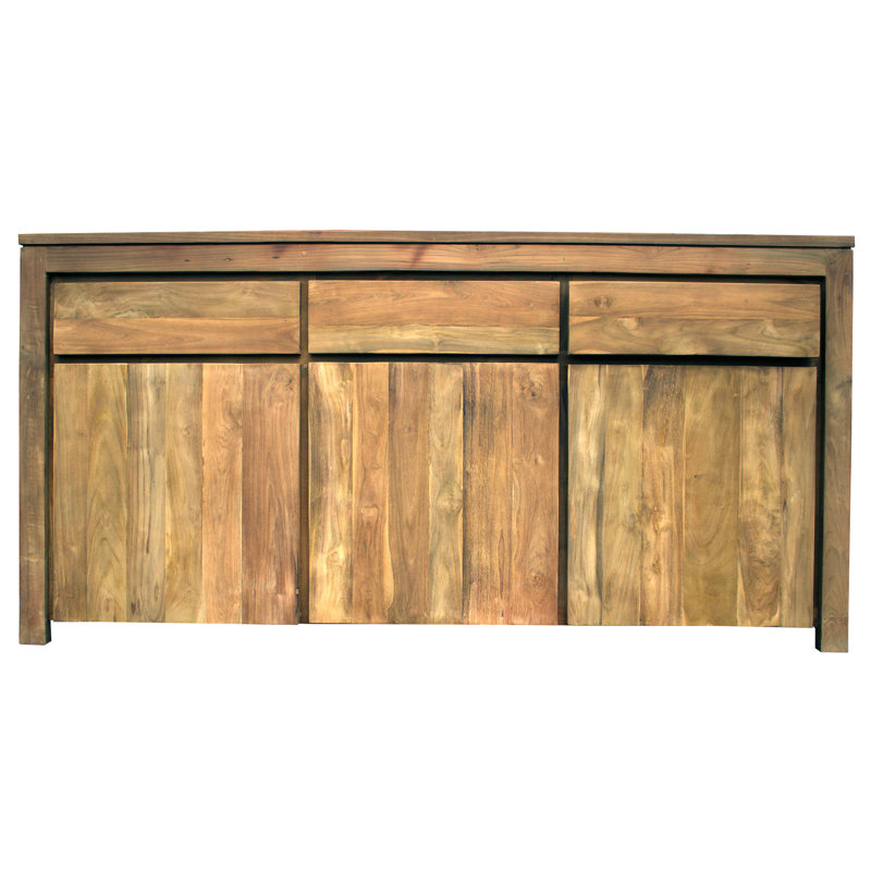 Solid Wood Freestanding Bathroom Cabinet