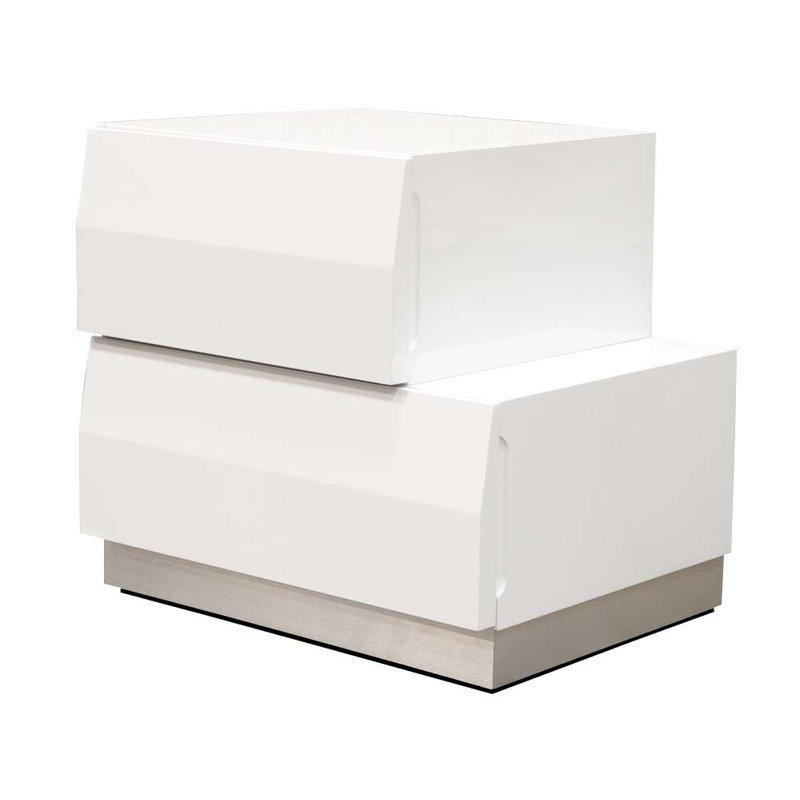 Mcgowen 21" White Nightstand (Right Facing) , Right Facing