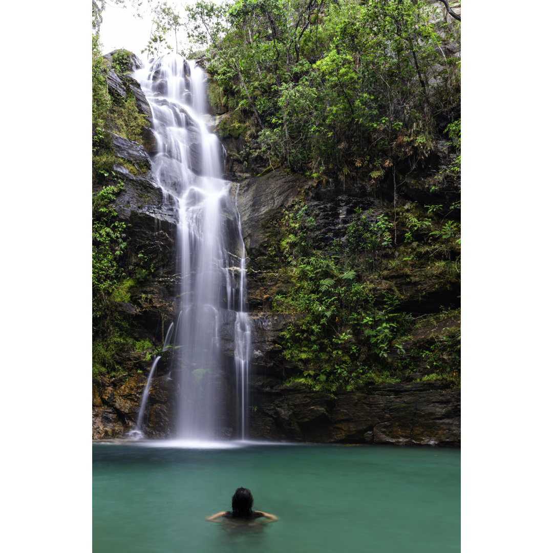 Wasserfall Santa Barbara von Cokada - Druck