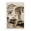Giclée encadrée de camion de crème glacée rétro, design par Grotto Studios-57899319-57899316