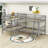 Twin Over Twin L-Shaped Bunk Beds with 2 Ladders-69052564