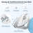 Height-adjustable Ironing Board Iron Table with 4 Legs-115701742