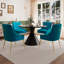 Chaise d'appoint en velours Magallanes-821885317