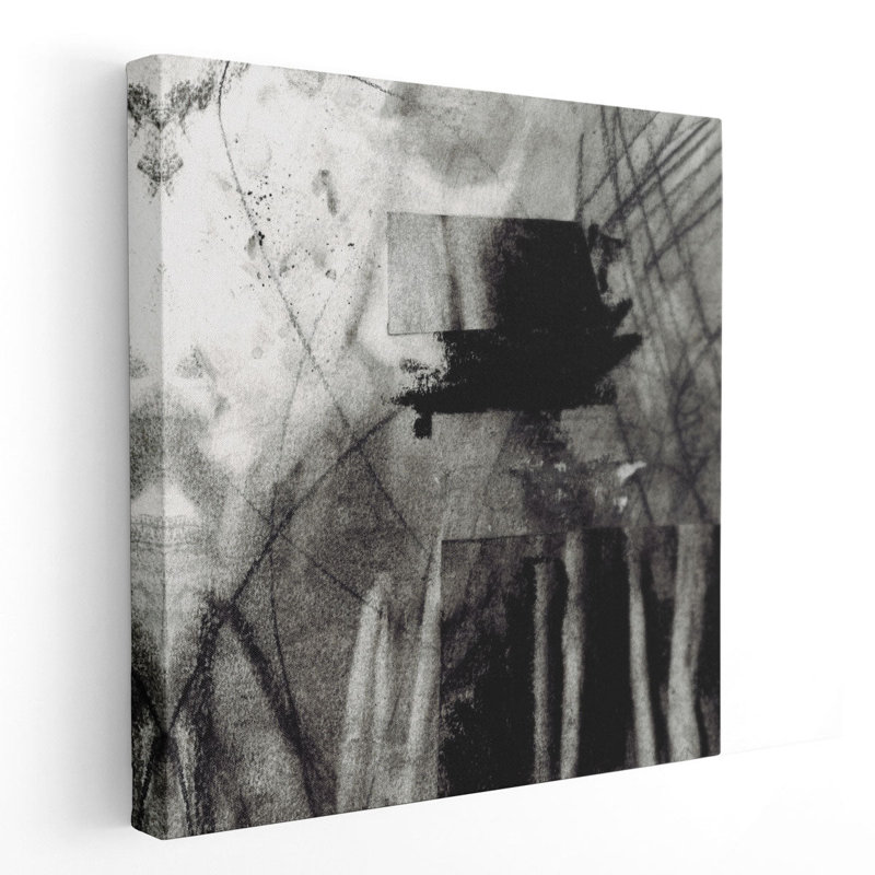 «Charcoal Study II», reproduction d'art sur toile, H 12 po x l 12 po