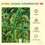 A-Frame Metal Garden Trellis For Climbing Plants Outdoor With Net