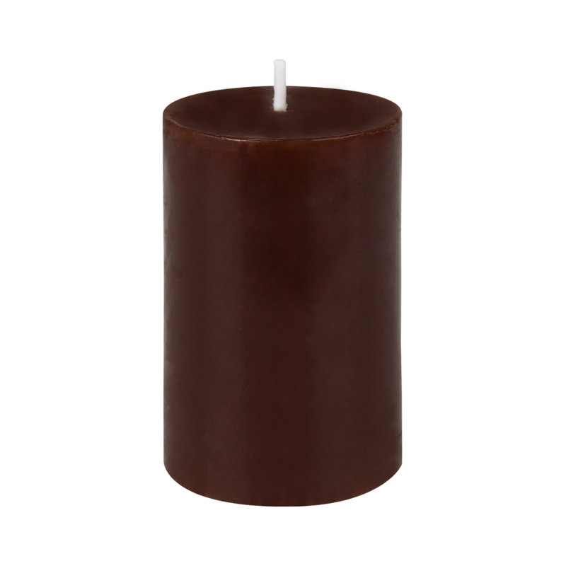 Bougie pilier sans parfum Oliva, 12, Brun, H 9 po x l 2 po x P 2 po