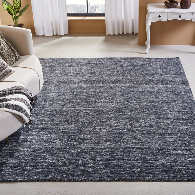 Langlais Hand Loomed Area Rug in Gray, Rectangle 9' x 12'