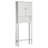 2-Door Over-the-Toilet Cabinet with Exterior Shelf