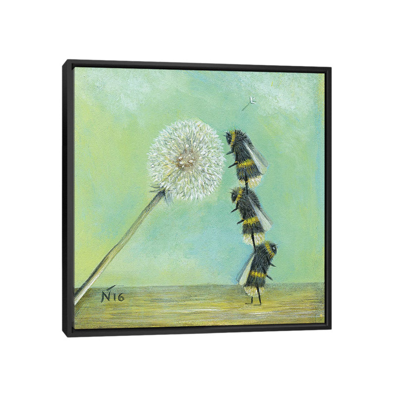 Une petite aide de mes amis par Neil Thompson - impression d'art graphique, H 12 po x l 12 po x P 1,5 po, Pas de tapis