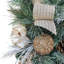 Sapin de Noël en pot pré-décoré de couleur or champagne de 48 pouces