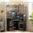 Meridel 29.5'' W Corner Computer Desk with Storage, Power Outlets and LED Lights-821080250