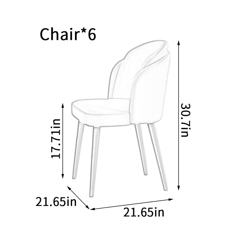 Chaises de salle à manger crème en similicuir