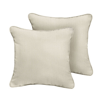 Tinsley Sunbrella® Throw Square Indoor/Outdoor Pillow Cover & Insert