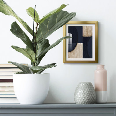 Navy Reflections -Framed Print