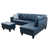 Similicuir bleu marine