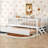 Daybed With Guardrail And Trundle-833772623