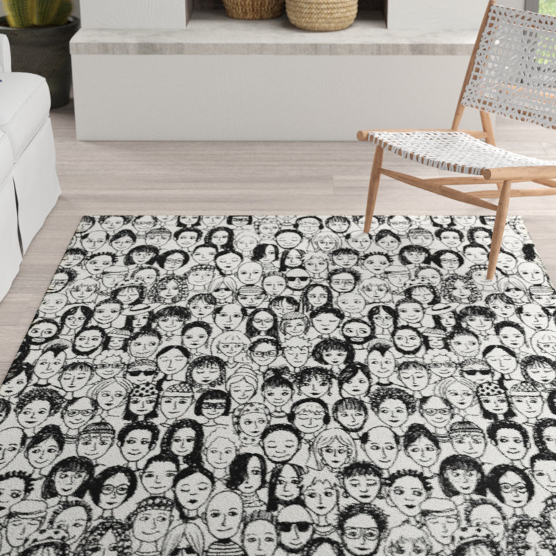 Hand Woven Area Rug, Rectangle 120 x 180cm