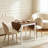 Space-Saving Convertible Drop-Leaf Dining Table